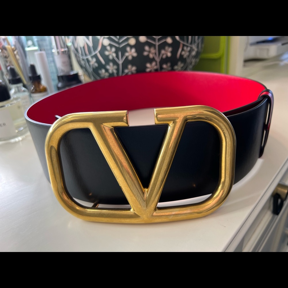 Valentino wide reversible Belt
